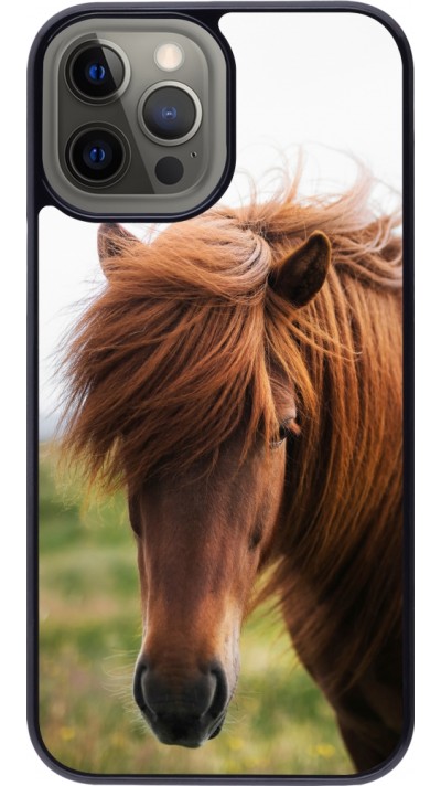 Coque iPhone 12 Pro Max - Autumn 22 horse in the wind