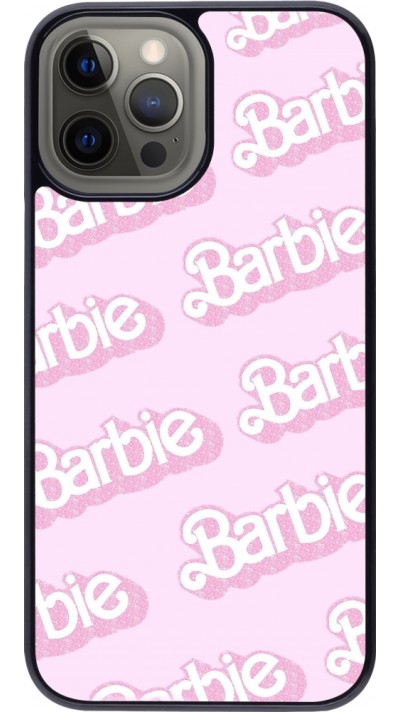 iPhone 12 Pro Max Case Hülle - Barbie light pink pattern
