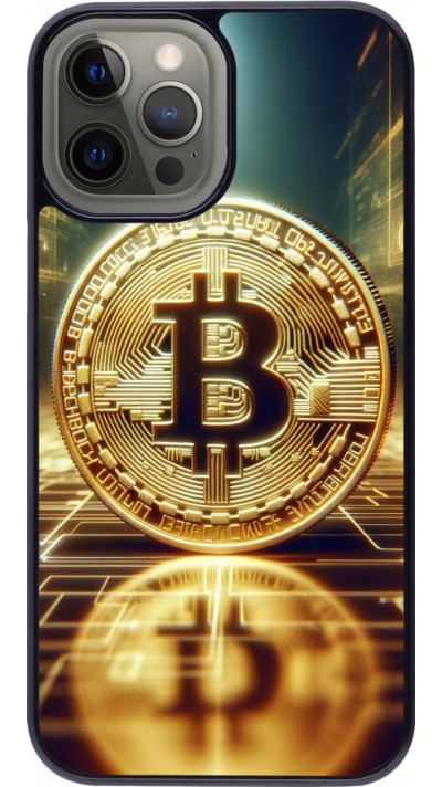 iPhone 12 Pro Max Case Hülle - Bitcoin Stehen