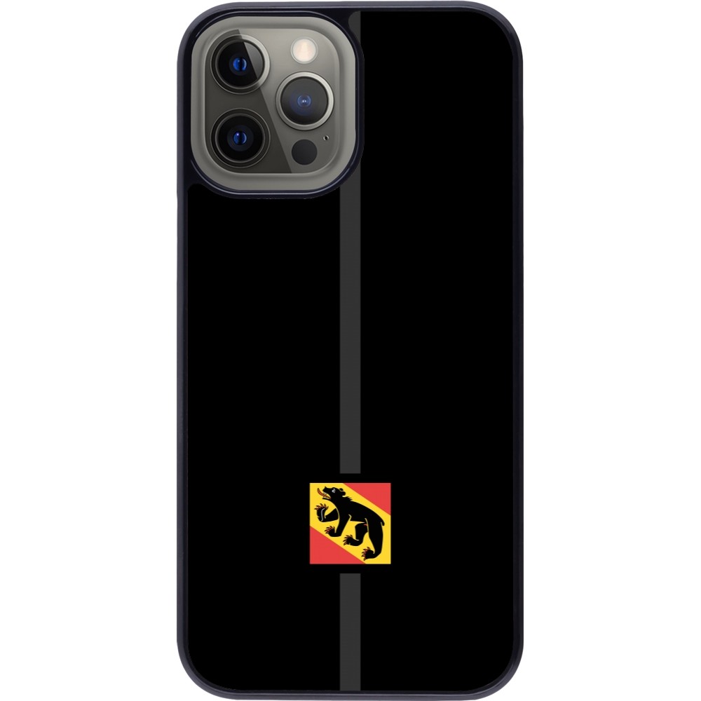 iPhone 12 Pro Max Case Hülle - Kanton BE schwarz