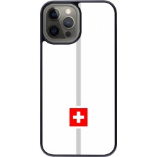 iPhone 12 Pro Max Case Hülle - Kanton CH weiss