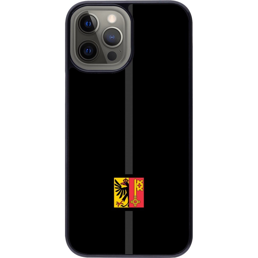 Coque iPhone 12 Pro Max - Canton GE noir
