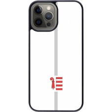 Coque iPhone 12 Pro Max - Canton JU blanc