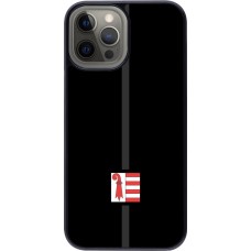 iPhone 12 Pro Max Case Hülle - Kanton JU schwarz
