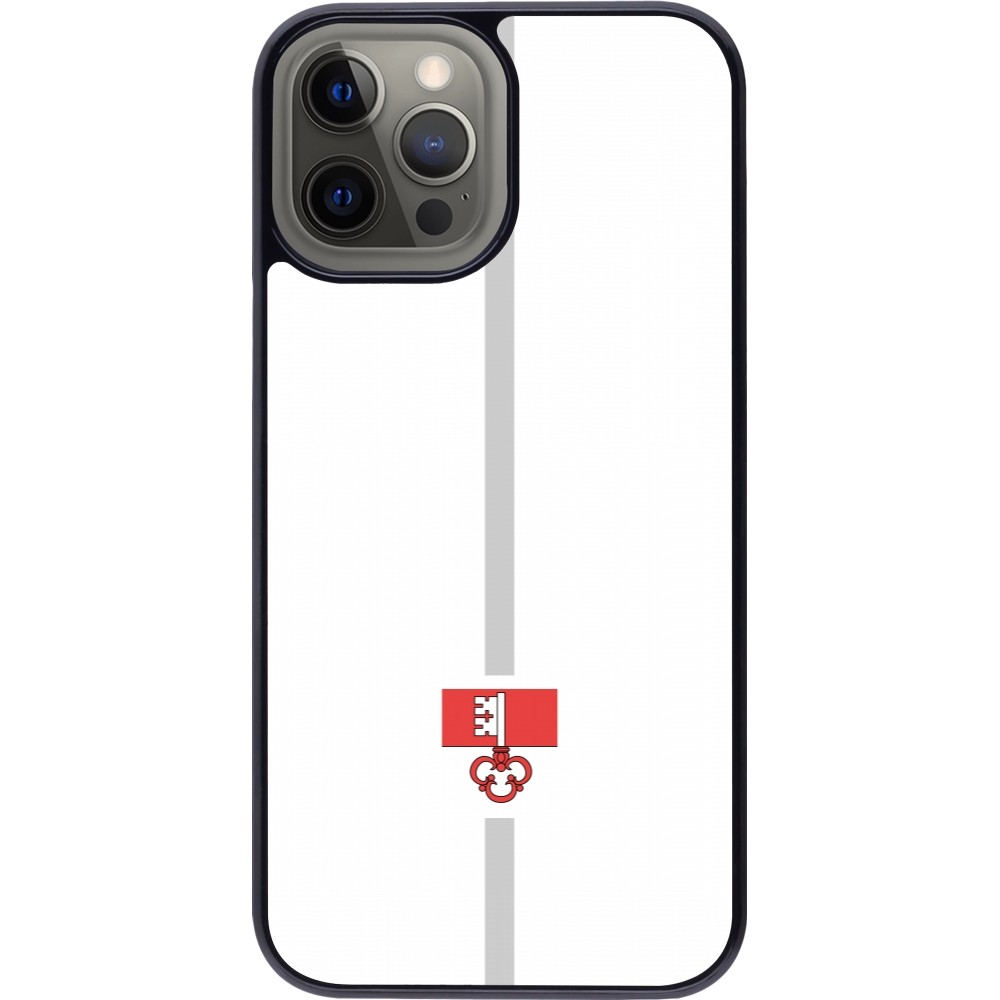iPhone 12 Pro Max Case Hülle - Kanton OW weiss