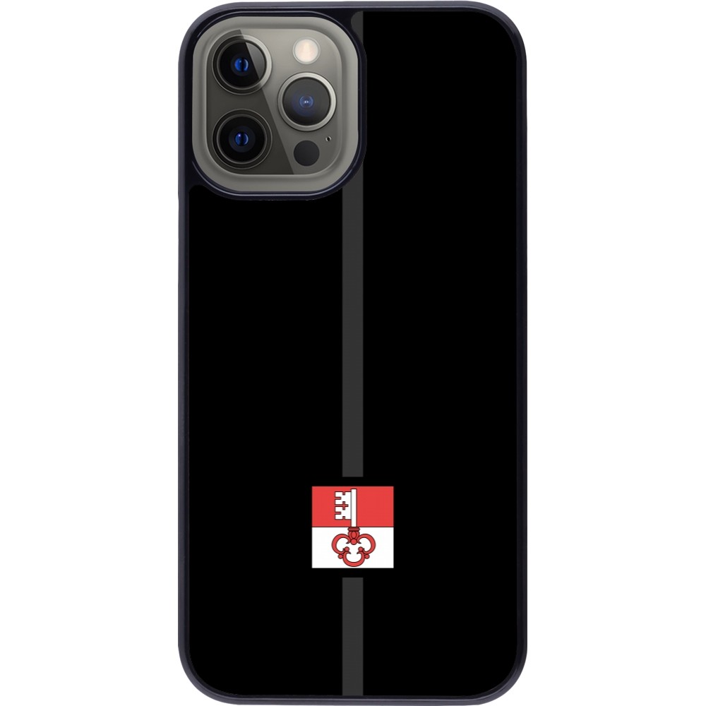 iPhone 12 Pro Max Case Hülle - Kanton OW schwarz