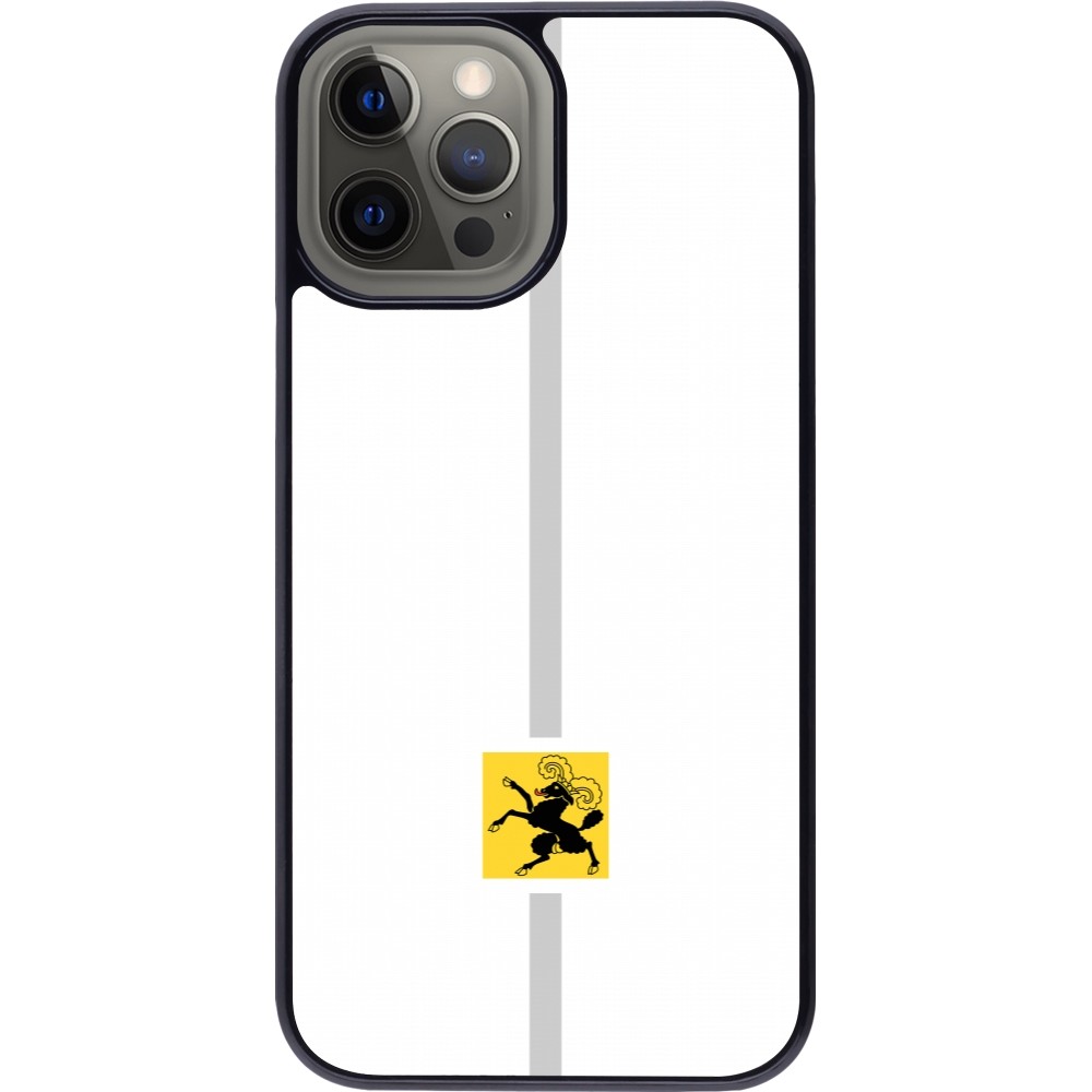 Coque iPhone 12 Pro Max - Canton SH blanc
