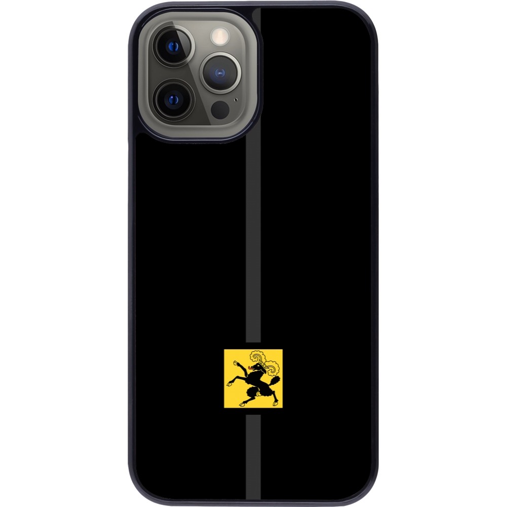 iPhone 12 Pro Max Case Hülle - Kanton SH schwarz