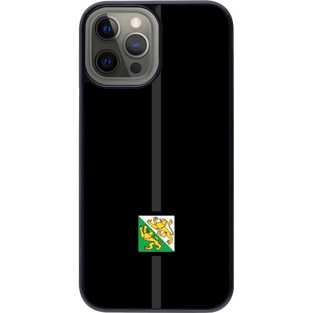 iPhone 12 Pro Max Case Hülle - Kanton TG schwarz