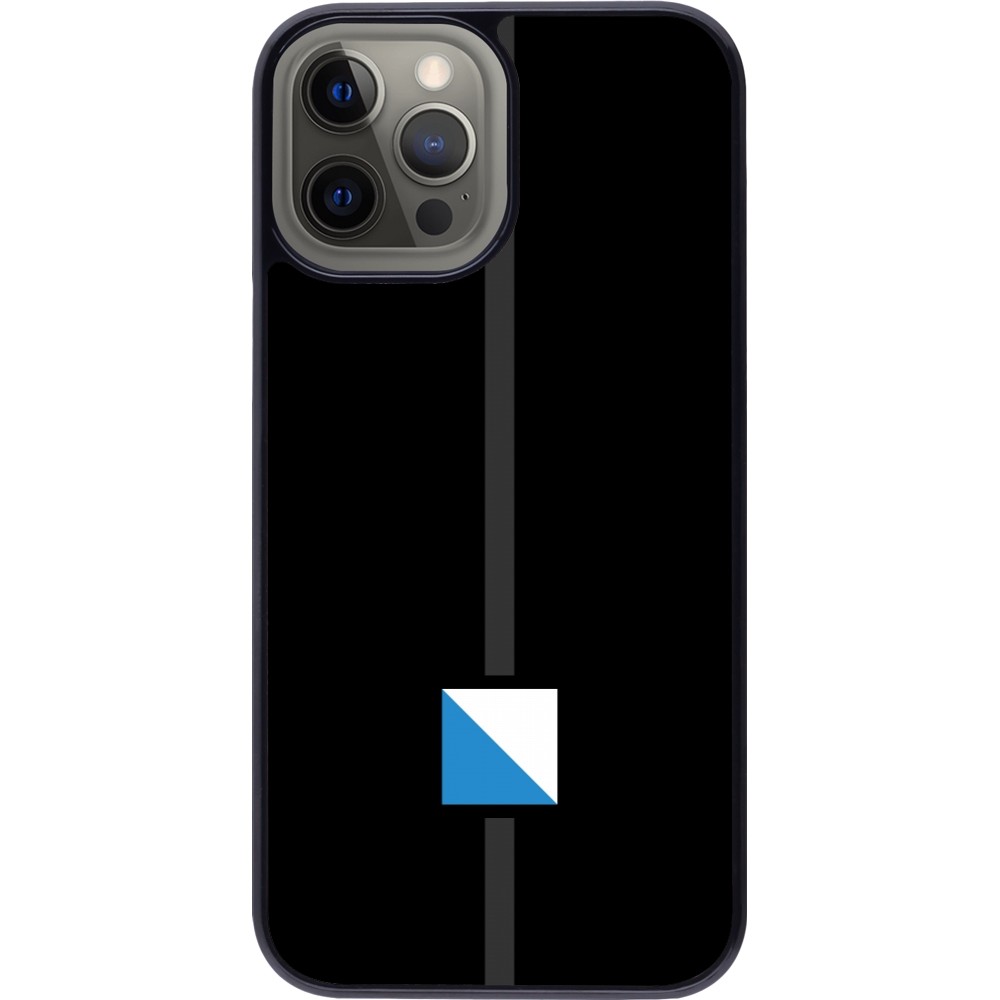 Coque iPhone 12 Pro Max - Canton ZH noir