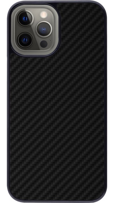 Coque iPhone 12 Pro Max - Carbon Basic