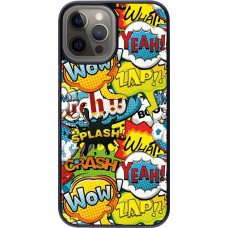 iPhone 12 Pro Max Case Hülle - Cartoons slogans