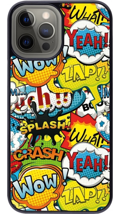 iPhone 12 Pro Max Case Hülle - Cartoons slogans
