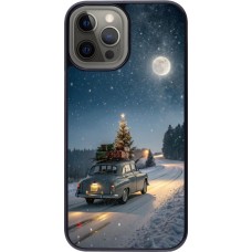 iPhone 12 Pro Max Case Hülle - Christmas 25 Car with Tree Xmas