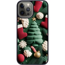 iPhone 12 Pro Max Case Hülle - Christmas 25 Christmas textiles