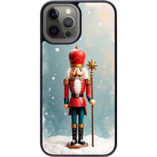 iPhone 12 Pro Max Case Hülle - Christmas 25 Nutcracker Snow