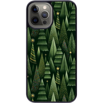 iPhone 12 Pro Max Case Hülle - Christmas 25 Pattern Xmas Tree
