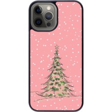 iPhone 12 Pro Max Case Hülle - Christmas 25 Pink Tree