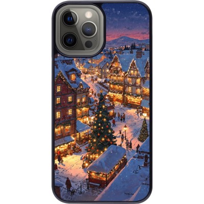 Coque iPhone 12 Pro Max - Christmas 25 Xmas Village