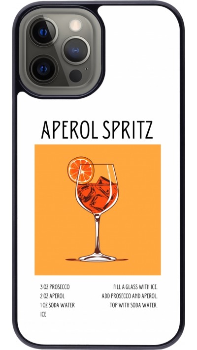 iPhone 12 Pro Max Case Hülle - Cocktail Rezept Aperol Spritz