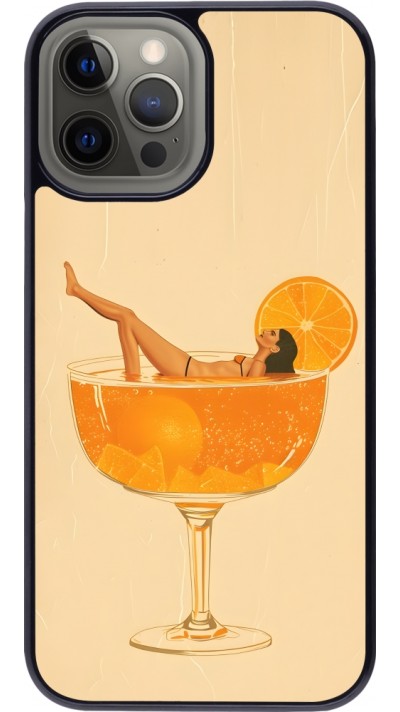 Coque iPhone 12 Pro Max - Cocktail bain vintage
