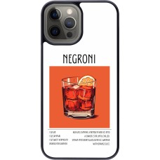 iPhone 12 Pro Max Case Hülle - Cocktail Rezept Negroni