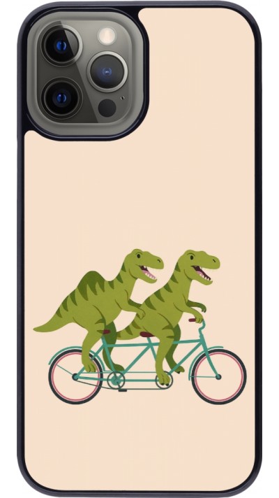 Coque iPhone 12 Pro Max - Dinosaurs on bikes 2026
