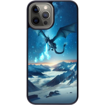 iPhone 12 Pro Max Case Hülle - Drache nächtliche Berg