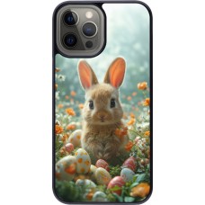Coque iPhone 12 Pro Max - Easter 2026 Rabbit in the garden