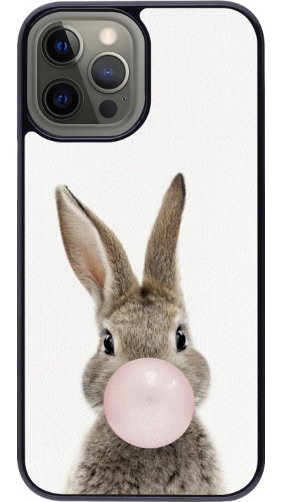 Coque iPhone 12 Pro Max - Easter 2023 bubble gum bunny