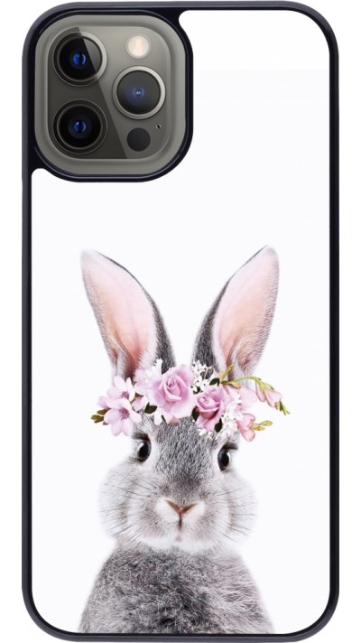 Coque iPhone 12 Pro Max - Easter 2023 flower bunny