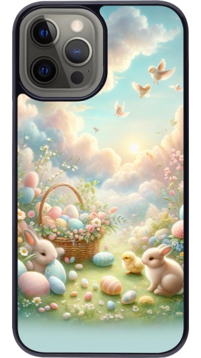 Coque iPhone 12 Pro Max - Easter 2025 Pastel Pâques