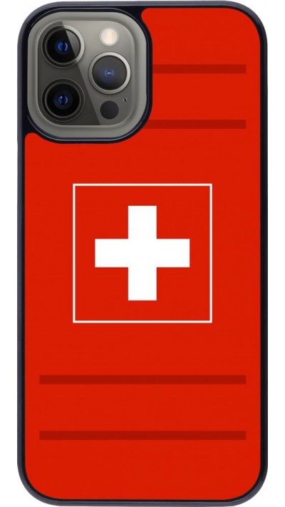Coque iPhone 12 Pro Max - Euro 2020 Switzerland