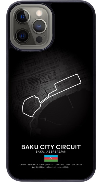 Coque iPhone 12 Pro Max - F1 Track 2025 Azerbaijan
