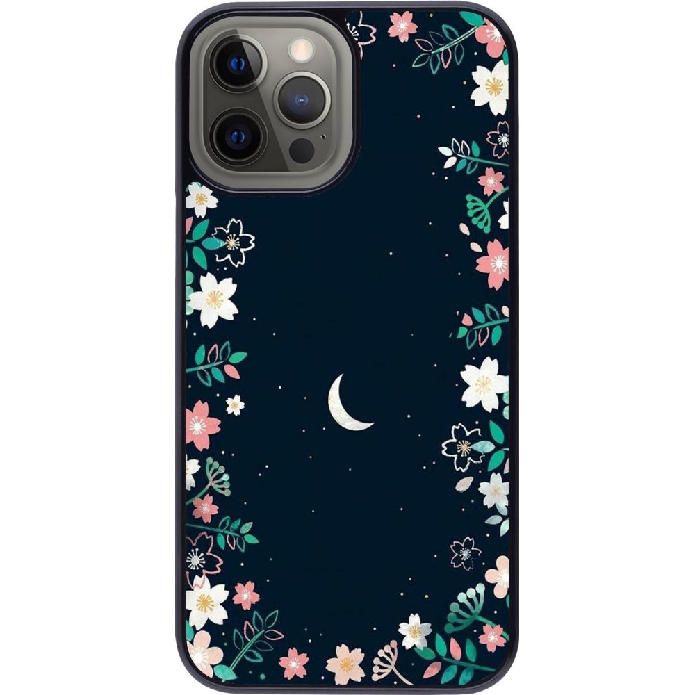 Coque iPhone 12 Pro Max - Flowers space