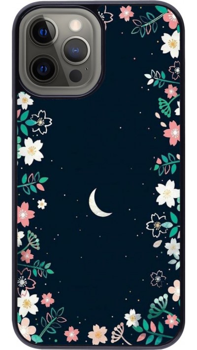 Coque iPhone 12 Pro Max - Flowers space