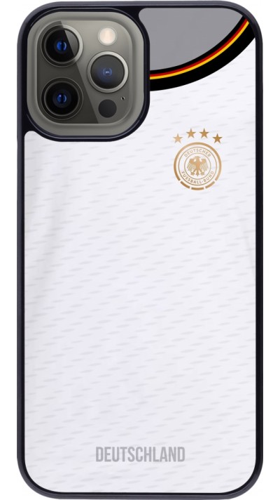 Coque iPhone 12 Pro Max - Maillot de football Allemagne 2022 personnalisable