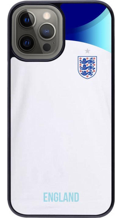 Coque iPhone 12 Pro Max - Maillot de football Angleterre 2022 personnalisable