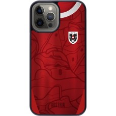 iPhone 12 Pro Max Case Hülle - Austria personalisierbares Fussballtrikot
