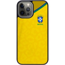 iPhone 12 Pro Max Case Hülle - Brasilien 2022 personalisierbares Fußballtrikot