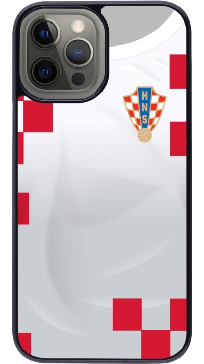 iPhone 12 Pro Max Case Hülle - Kroatien 2022 personalisierbares Fussballtrikot