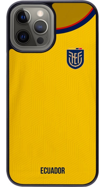 Coque iPhone 12 Pro Max - Maillot de football Equateur 2022