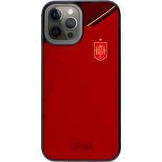 Coque iPhone 12 Pro Max - Maillot de football Espagne 2022 personnalisable