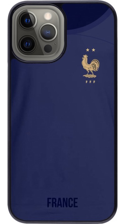 iPhone 12 Pro Max Case Hülle - Frankreich 2022 personalisierbares Fussballtrikot