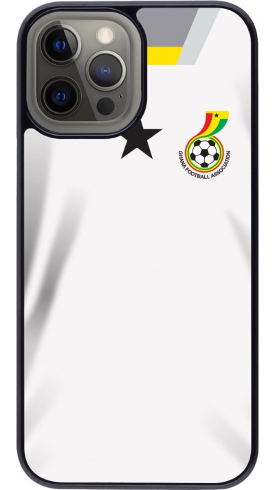 Coque iPhone 12 Pro Max - Maillot de football Ghana 2022 personnalisable