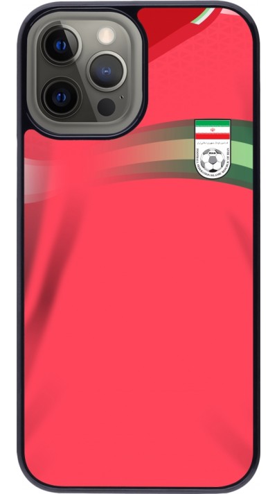 Coque iPhone 12 Pro Max - Maillot de football Iran 2022 personnalisable