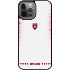 Coque iPhone 12 Pro Max - Maillot de football Jordanie 2026 personnalisable