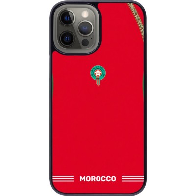 iPhone 12 Pro Max Case Hülle - Marokko 2026 personalisierbares Fussballtrikot
