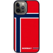 Coque iPhone 12 Pro Max - Maillot de football Norvège 2026 personnalisable