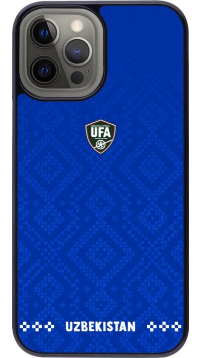 Coque iPhone 12 Pro Max - Maillot de football Ouzbékistan 2026 personnalisable